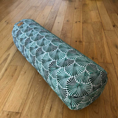 Bolster imprim palmes vertes